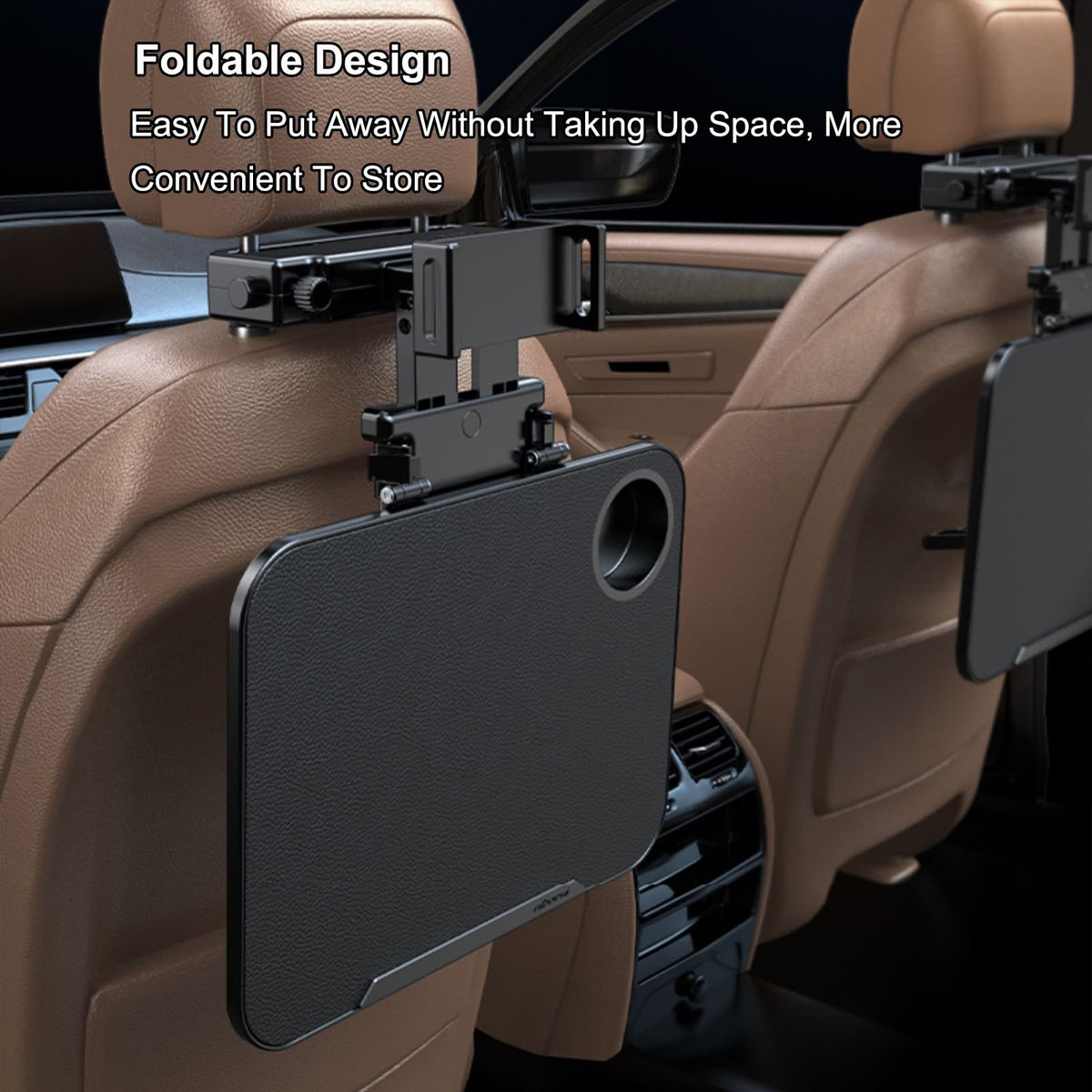 Foldable Adjustable Car Seat Tray Table