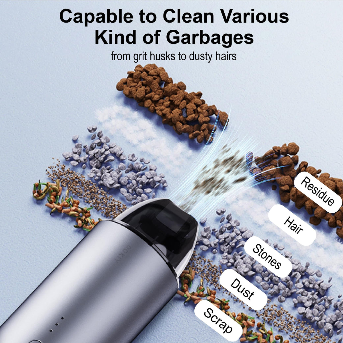 Portable Rechargeable Car Vacuum Cleaner with Strong Suction