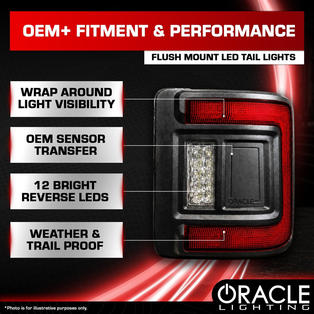 ORACLE Lighting Flush LED Rear & Tailgate Panel Lights w Wiring Harness