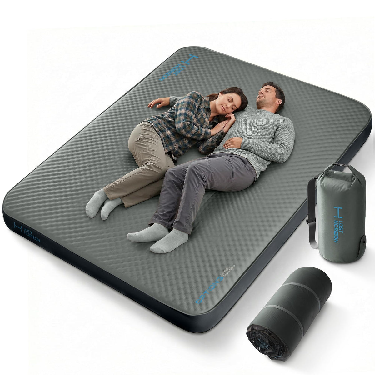 Lost Horizon Air & Foam Camping Mattress, Self-Inflating Sleeping Pad