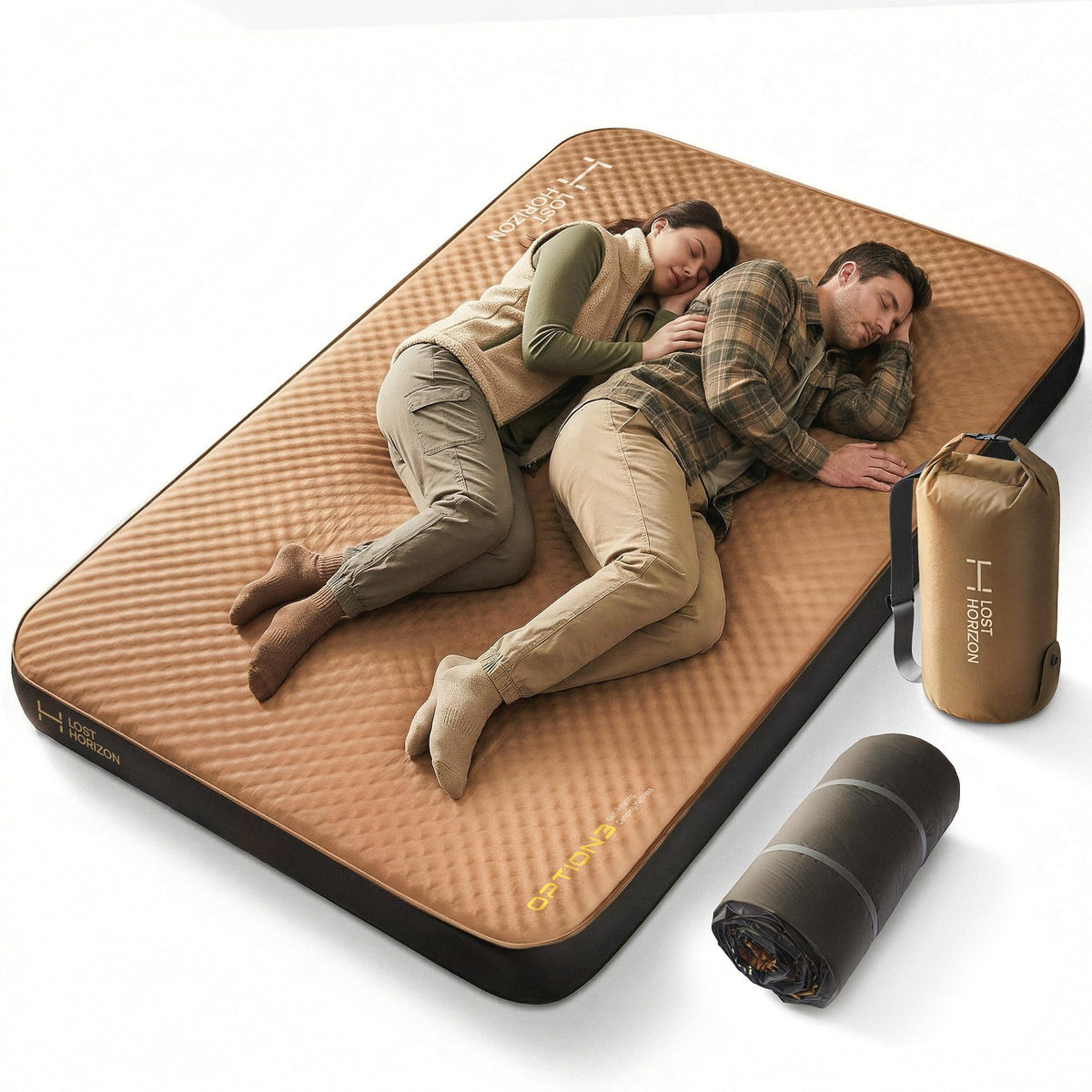 Lost Horizon Air & Foam Camping Mattress, Self-Inflating Sleeping Pad