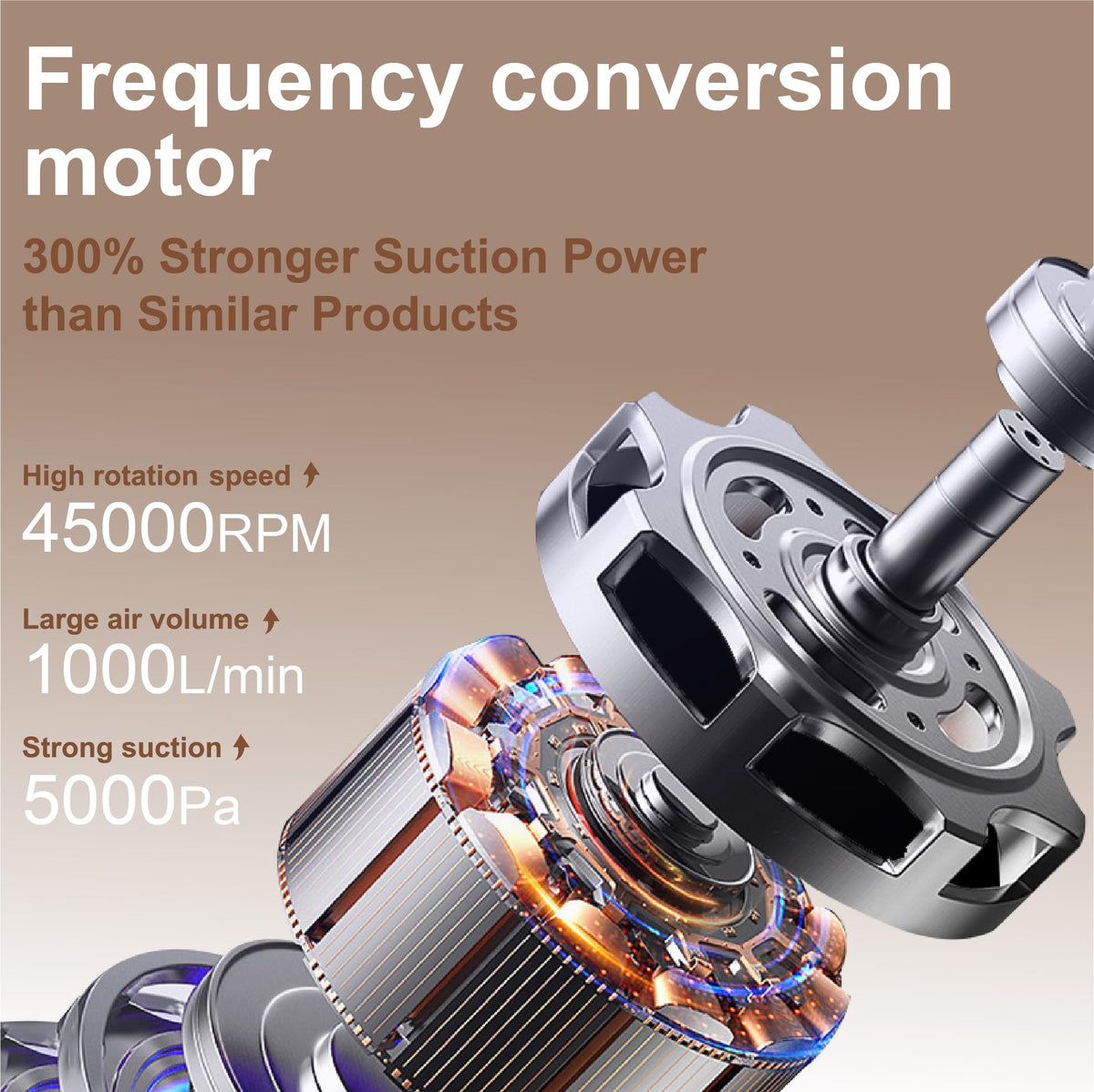 Portable Rechargeable Car Vacuum Cleaner with Strong Suction
