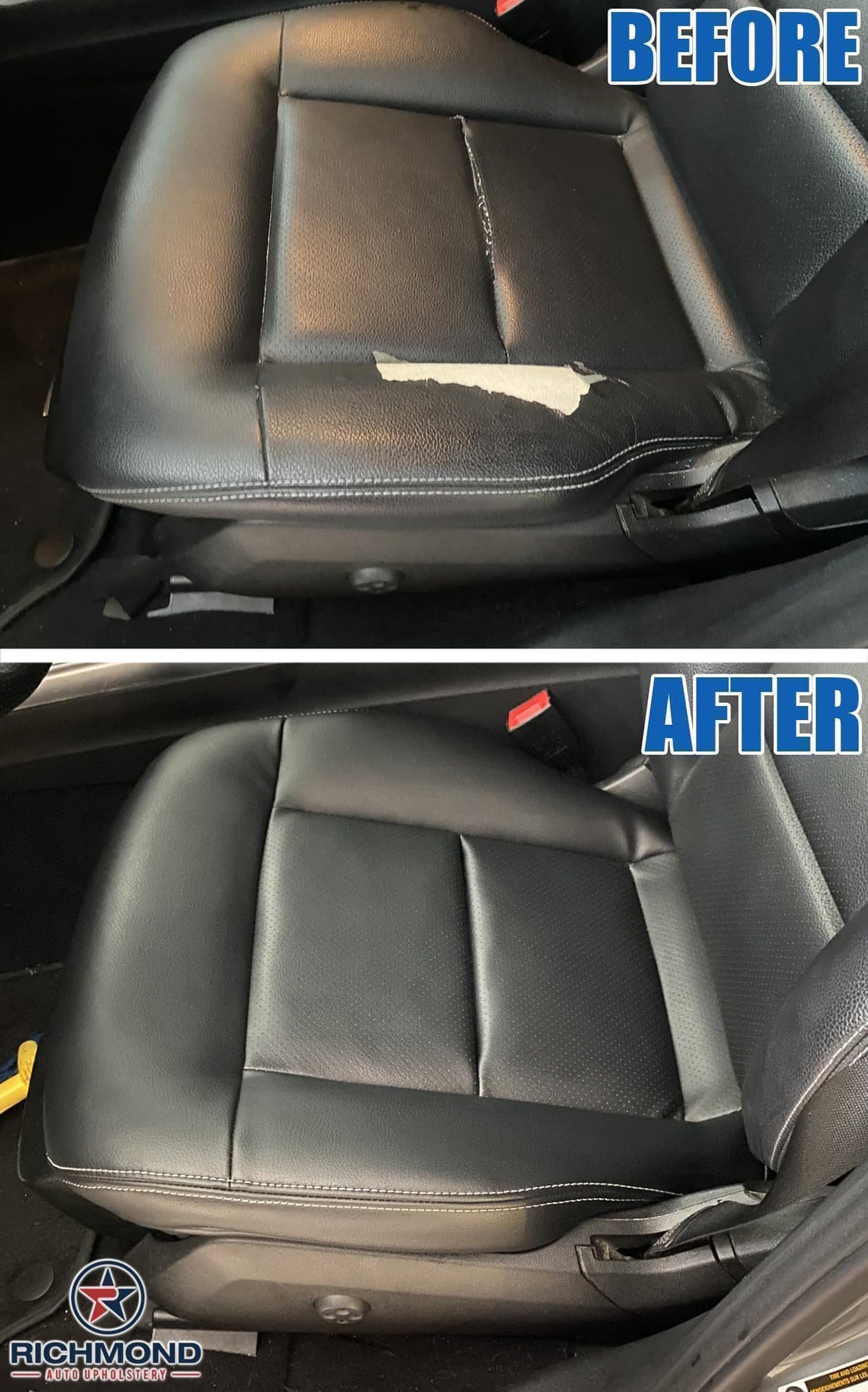 Perforated Synthetic Leather Driver Seat Covers for Toyota Highlander 2008–2013