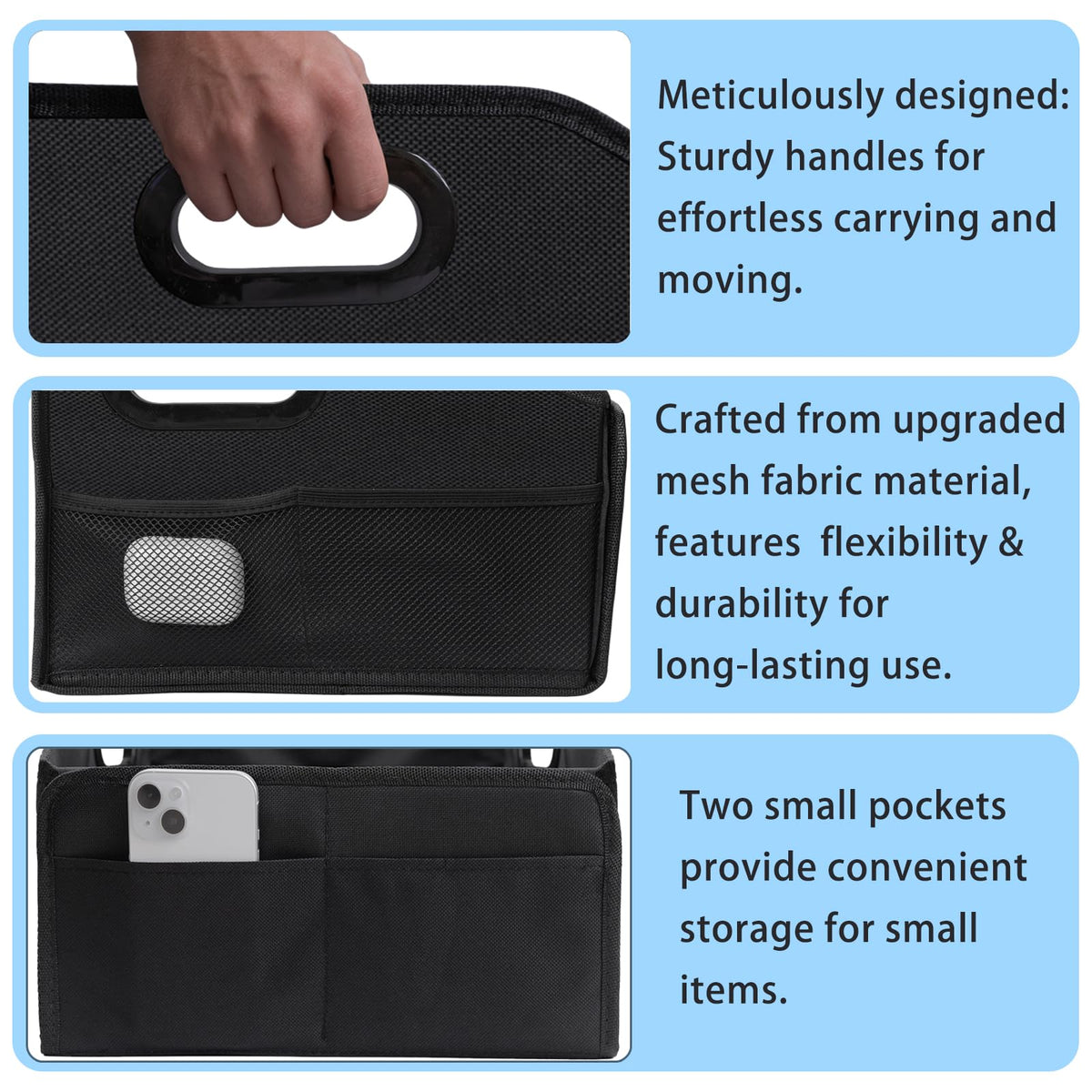 Car Seat Back Storage Organizer