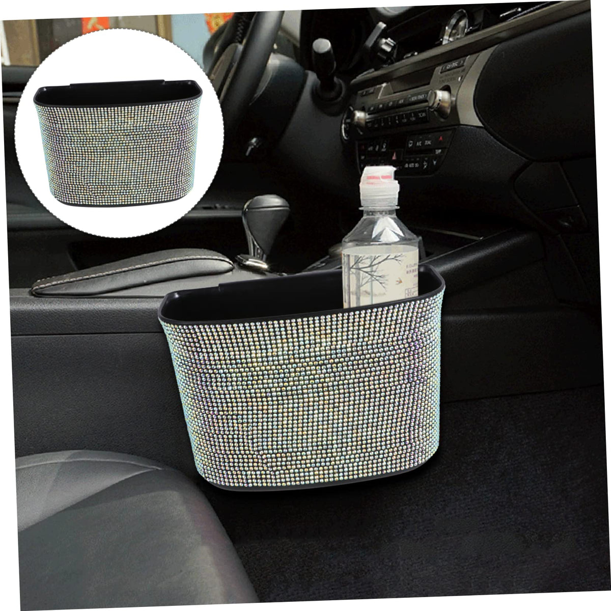 3-Piece Leakproof Car Trash Bin Set